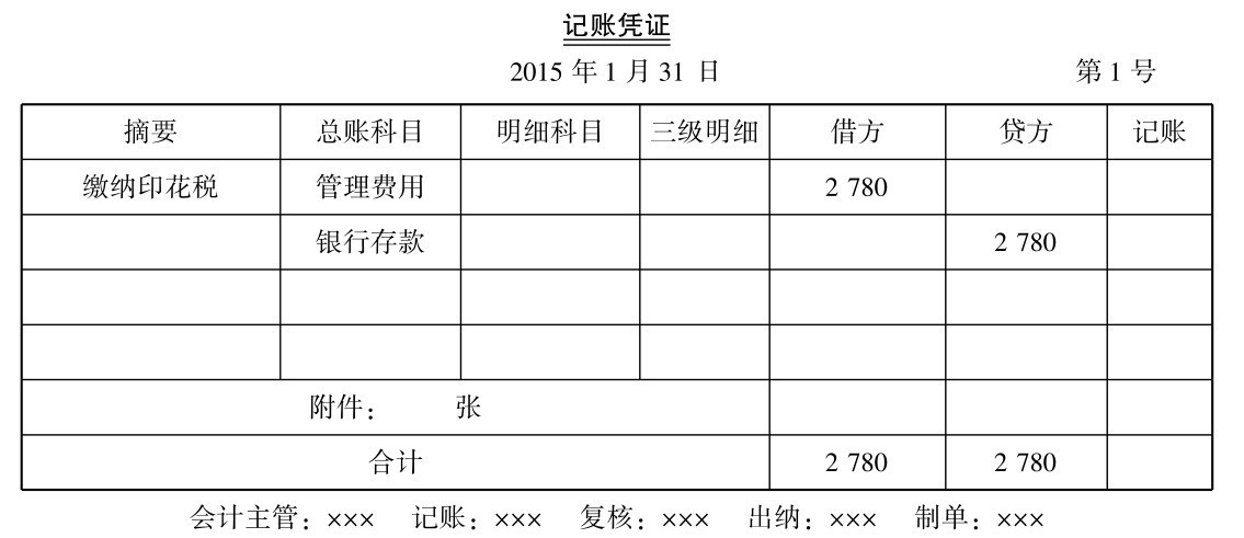 印花(huā)税核算怎么做?可(kě)否举例说明?